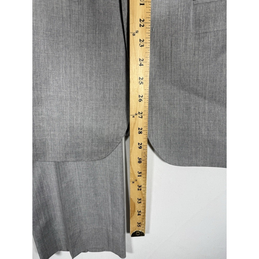 EUC Bonobos Vitale Barberis Canonico 2-Piece Suit Gray Mens 38R Wool Pants 30x30 - Picture 3 of 11